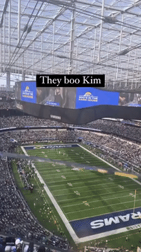 Kim Kardashian Booed at Rams V Cowboys Game