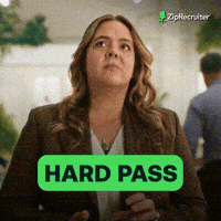 No Way Do Not Want GIF by ZipRecruiter