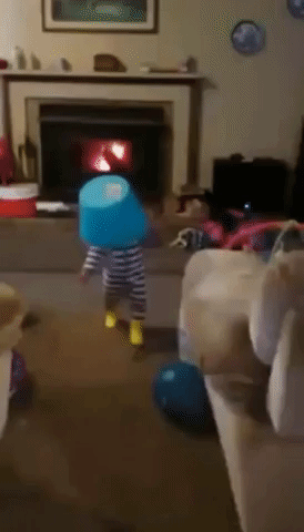 Toddler Gets Head Stuck in a Basket
