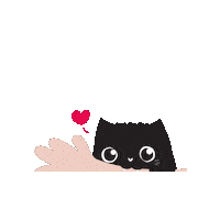 Love Bites Cat Sticker by Yappy Pets