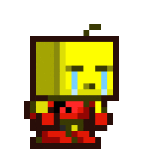 Cry 8Bit Sticker