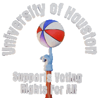 University Of Houston Vote Sticker by Creative Courage