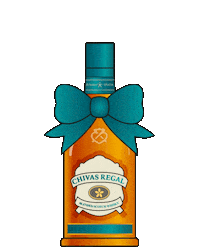 celebrate christmas present Sticker by Chivas Regal