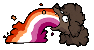 Dog Rainbow Sticker