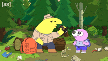 Leave No Trace Trash GIF by Adult Swim