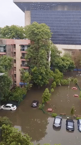Monsoon Flooding Submerges Parts of New Delhi