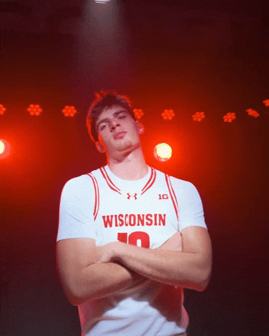 Badgers Basketball GIF by Wisconsin Badgers