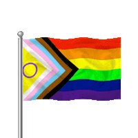 Rainbow Gay Sticker by David Rielly-MacLellan