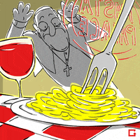 pasta pope GIF by gifnews