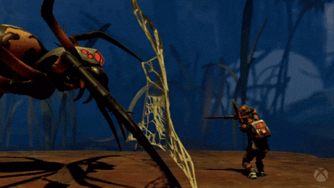 Stay Back Spider Web GIF by Xbox