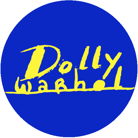 Peace Love Sticker by Dolly Warhol