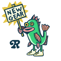 Second Hand Fish Sticker by recast market