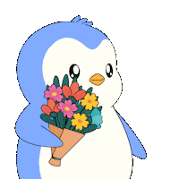 Flower Yes Sticker by Pudgy Penguins