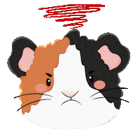 fanilustra kawaii feliz triste fofo Sticker