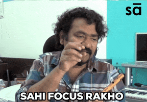 sudeepaudio indian musician flute concentrate GIF