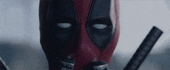deadpool sniffing GIF