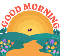 Good Morning Sun Sticker