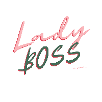 Lady Boss Sticker by The Ladies Cue