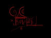 basitsoomro animation film design retro GIF