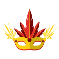 Carnaval Mascara Sticker by Blocos de Rua