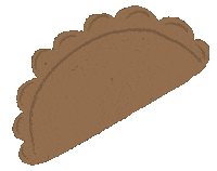 Klauridsenart empanada buddhabowl thebuddhabowlproject klauridsenart Sticker
