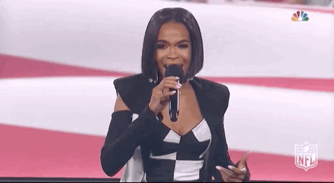 Michelle Williams Football GIF by NFL