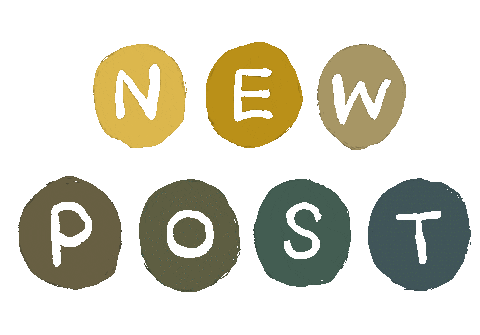 New Post Announce Sticker