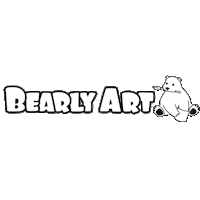 Glue Sticker by Bearly Art