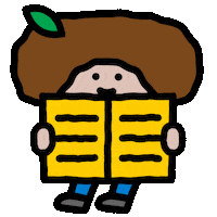 Happy Book Sticker