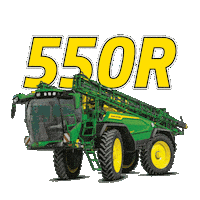 Spraying Farm Equipment Sticker by John Deere