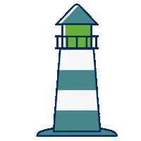 ftloyb blue green light idea Sticker