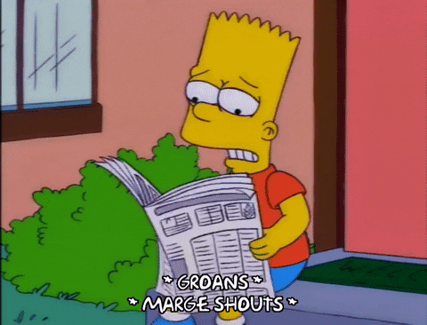 sad bart simpson GIF