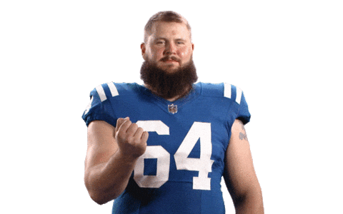 Mark Glowinski Yes Sticker by Indianapolis Colts