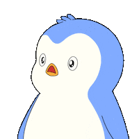 Scared Oh No Sticker by Pudgy Penguins