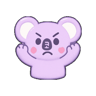Angry Koala Sticker