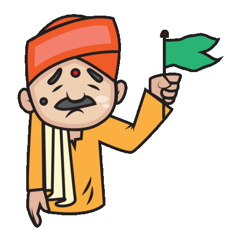 Man Showing Sticker by Creative Hatti