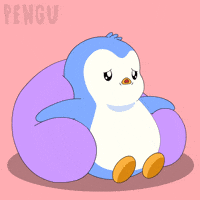 Tired Penguin GIF by Pudgy Penguins