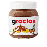 Gracias Sticker by NutellaPR