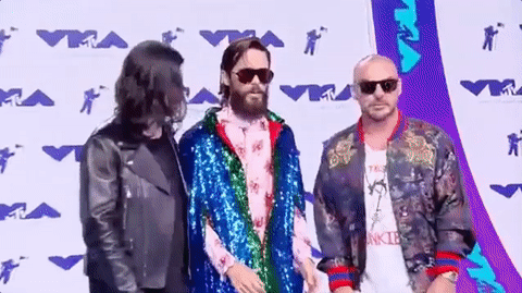 Jared Leto Mtv Vmas 2017 GIF by 2020 MTV Video Music Awards