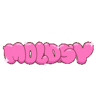 Moldsy logo kawaii text mold Sticker