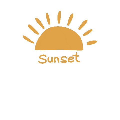 Sunset Matahari Sticker
