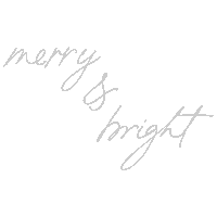 Christmas Merryandbright Sticker by nutsandgolden