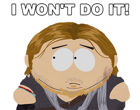 No Way Cartman Sticker by South Park