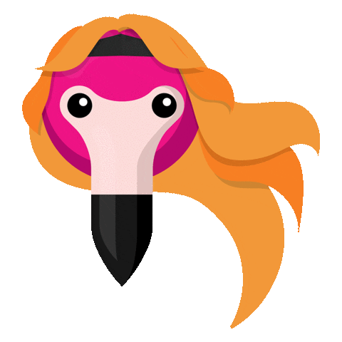 Flamingo Athena Sticker by lastminute.com