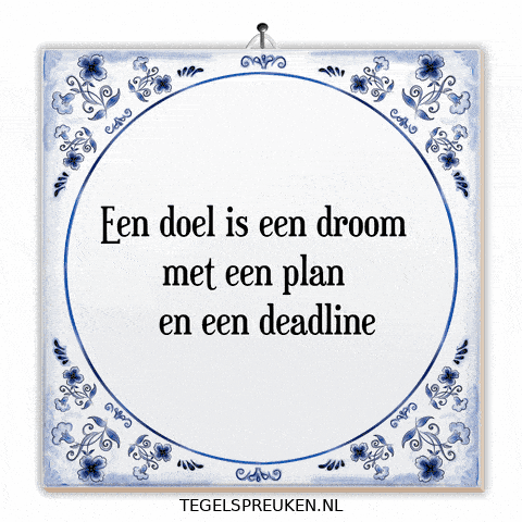 Focus Plan GIF by Tegelspreuken.nl