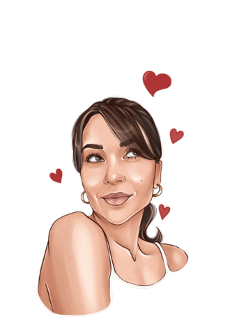 In Love Heart Sticker