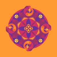 happy diwali kolam GIF by #XPAXEmoji&GiF