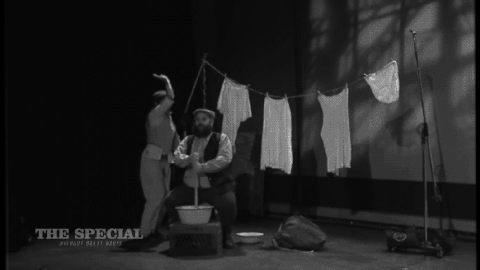 comedy laundry GIF by The Special Without Brett Davis