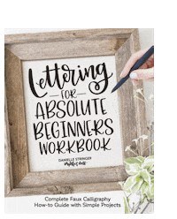Lettering Imperfect Dust Sticker by Danielle Stringer