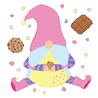 Girl Chocolate Sticker